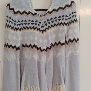 Arizona Jean Company hooded sweatshirt with fringe